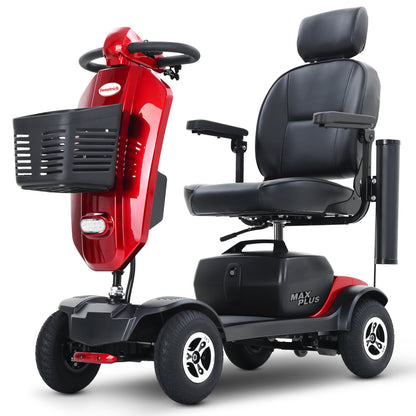Velmontly-S1 MAX PLUS Elektromobil mit 20-Ah-Akku, 25 km Reichweite, 300-W-Motor, LED-Beleuchtung und 360°-Drehsitz.