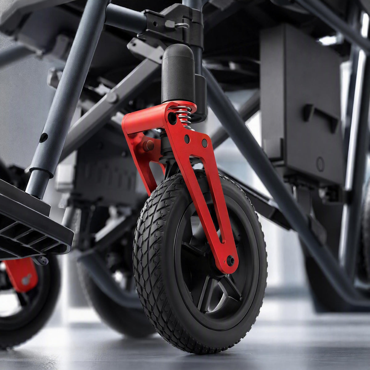 Velmontly-K2 Elektrischer Rollstuhl – faltbar, leicht, 120 kg Tragkraft, 10–12 km Reichweite