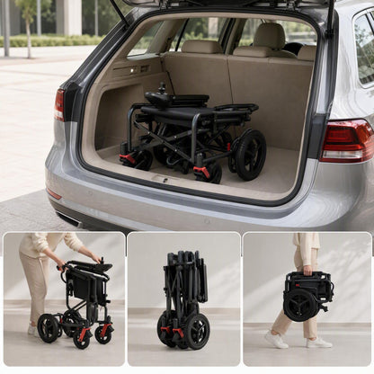 Velmontly-T01 Ultraleichter Elektrorollstuhl aus Carbon – Faltbar, nur 11,25 kg
