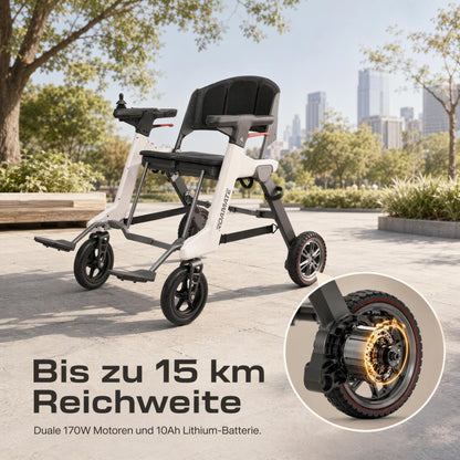Velmontly 3-in-1 Intelligente Elektrische Gehhilfe für Alltagsmobilität