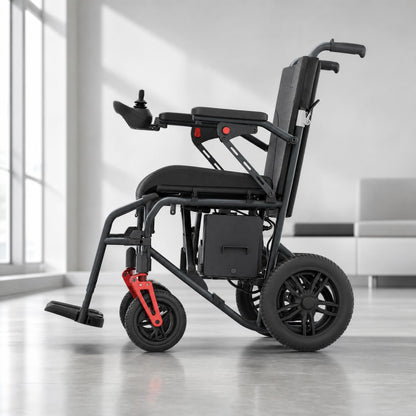 Velmontly-K2 Elektrischer Rollstuhl – faltbar, leicht, 120 kg Tragkraft, 10–12 km Reichweite