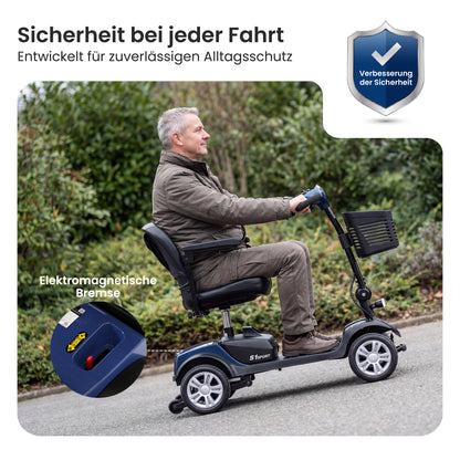 Velmontly-S1 SPORT Elektromobil mit 300-W-Motor, 15 km Reichweite, LED-Licht, Automatikbremse und Drehsitz